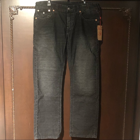 true religion corduroy pants mens
